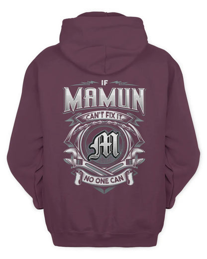 MAMUN AP81-K4-626 - Personalized Ahmed Quote Apparel “If Ahmed Can't Fix It, No One Can” - Unisex Hoodie - Maroon