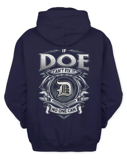 DOE AP81-K4-626 - Personalized Ahmed Quote Apparel “If Ahmed Can't Fix It, No One Can” - Unisex Hoodie - Navy