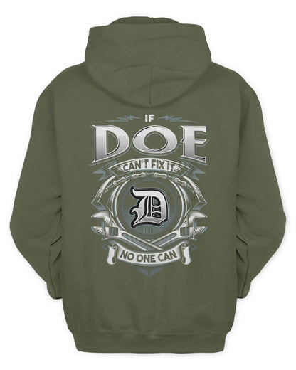 DOE AP81-K4-626 - Personalized Ahmed Quote Apparel “If Ahmed Can't Fix It, No One Can” - Unisex Hoodie - Military Green