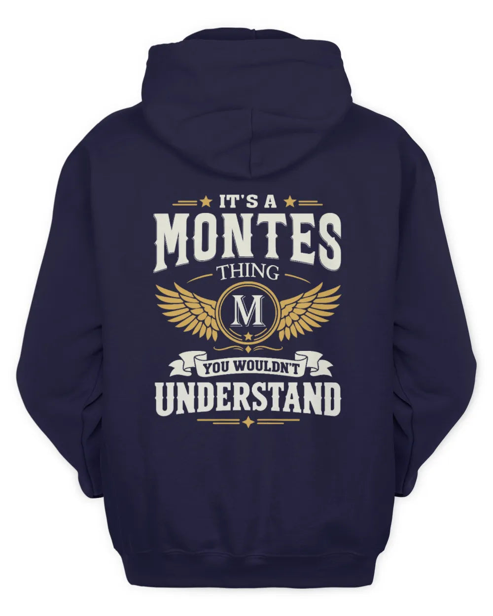 MONTES KT06-M008 It’s a [NAME] Thing – You Wouldn’t Understand | Personalized Vintage T-Shirt - Unisex Hoodie - Navy