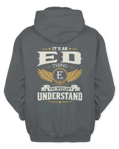 ED KT06-M008 It’s a [NAME] Thing – You Wouldn’t Understand | Personalized Vintage T-Shirt - Unisex Hoodie - Charcoal
