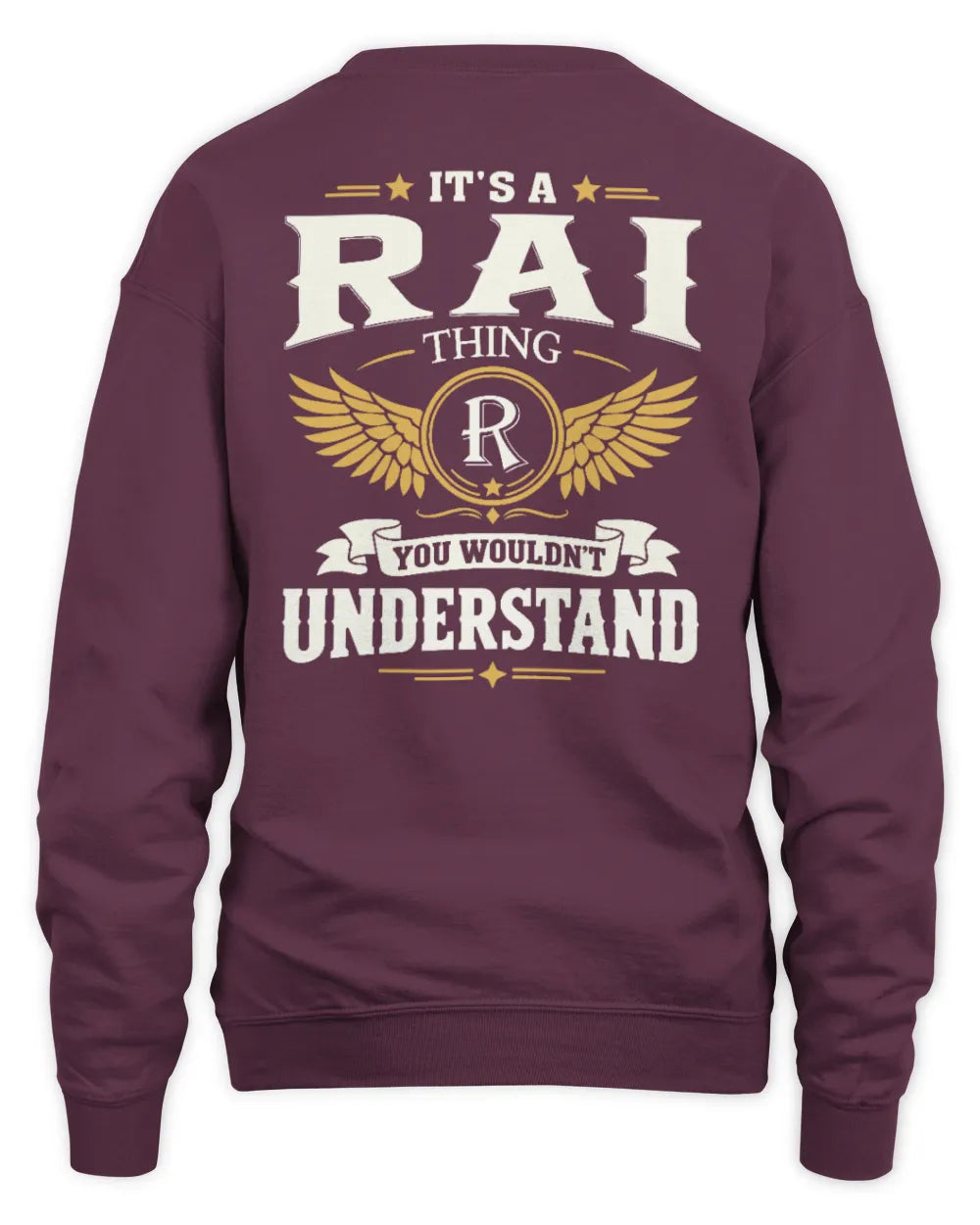 RAI KT06-M008 It’s a [NAME] Thing – You Wouldn’t Understand | Personalized Vintage T-Shirt - Unisex Sweatshirt - Maroon