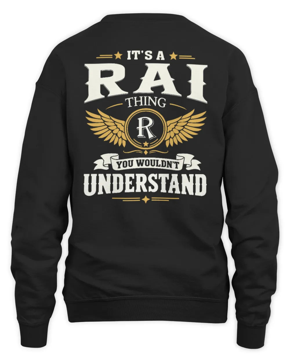RAI KT06-M008 It’s a [NAME] Thing – You Wouldn’t Understand | Personalized Vintage T-Shirt - Unisex Sweatshirt - Black