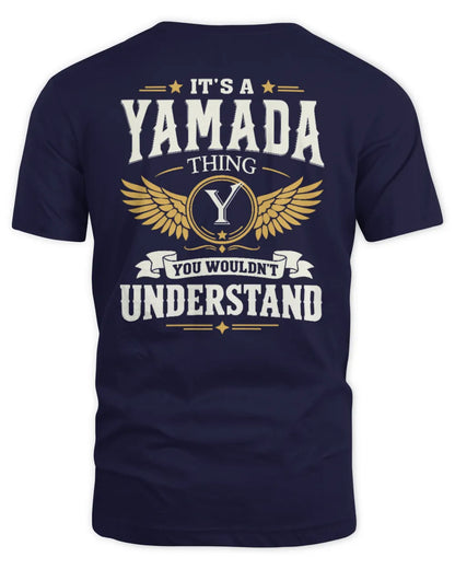 YAMADA KT06-M008 It’s a [NAME] Thing – You Wouldn’t Understand | Personalized Vintage T-Shirt - Unisex Standard T-Shirt - Navy