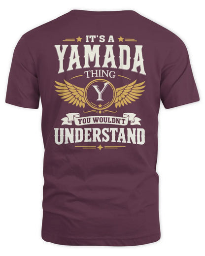 YAMADA KT06-M008 It’s a [NAME] Thing – You Wouldn’t Understand | Personalized Vintage T-Shirt - Unisex Standard T-Shirt - Maroon