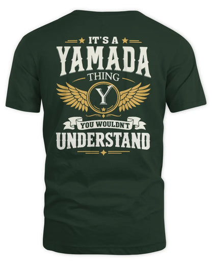 YAMADA KT06-M008 It’s a [NAME] Thing – You Wouldn’t Understand | Personalized Vintage T-Shirt - Unisex Standard T-Shirt - Forest Green
