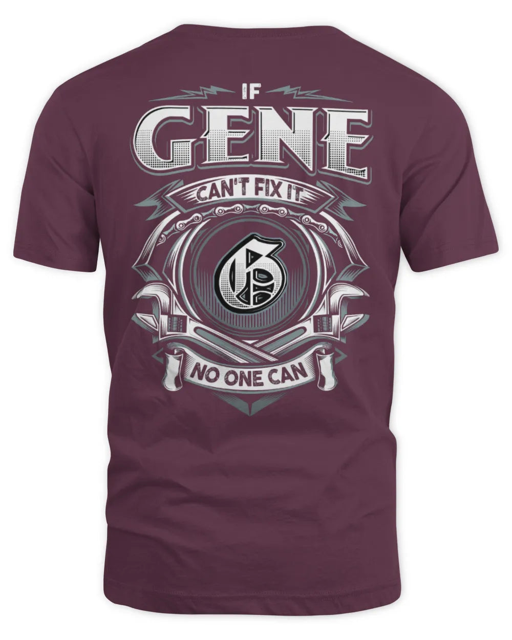 GENE AP81-K4-626 - Personalized Ahmed Quote Apparel “If Ahmed Can't Fix It, No One Can” - Unisex Standard T-Shirt - Maroon