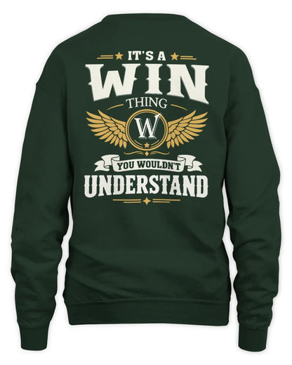 WIN KT06-M008 It’s a [NAME] Thing – You Wouldn’t Understand | Personalized Vintage T-Shirt - Unisex Sweatshirt - Forest Green