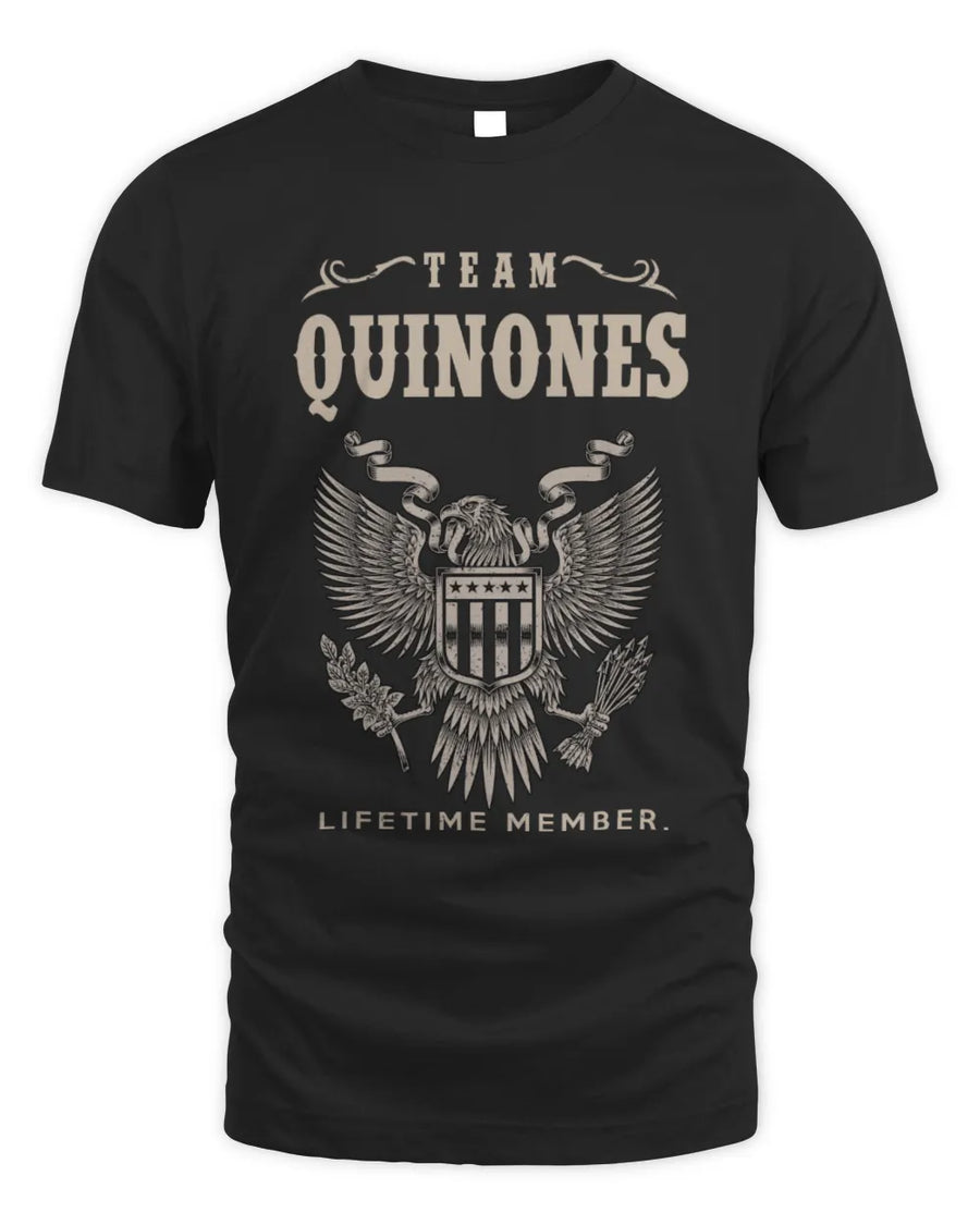 QUINONES TP06-K82 – Personalized Classic Style Apparel “Team NAME Lifetime Member”