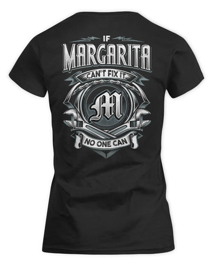MARGARITA AP81-K4-626 - Personalized Ahmed Quote Apparel “If Ahmed Can't Fix It, No One Can” - Women's Standard T-Shirt - Black