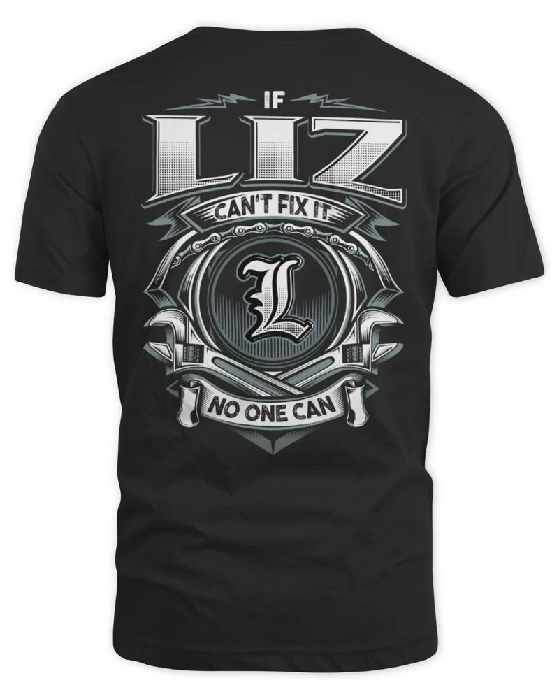 LIZ AP81-K4-626 - Personalized Ahmed Quote Apparel “If Ahmed Can't Fix It, No One Can” - Unisex Standard T-Shirt - Black