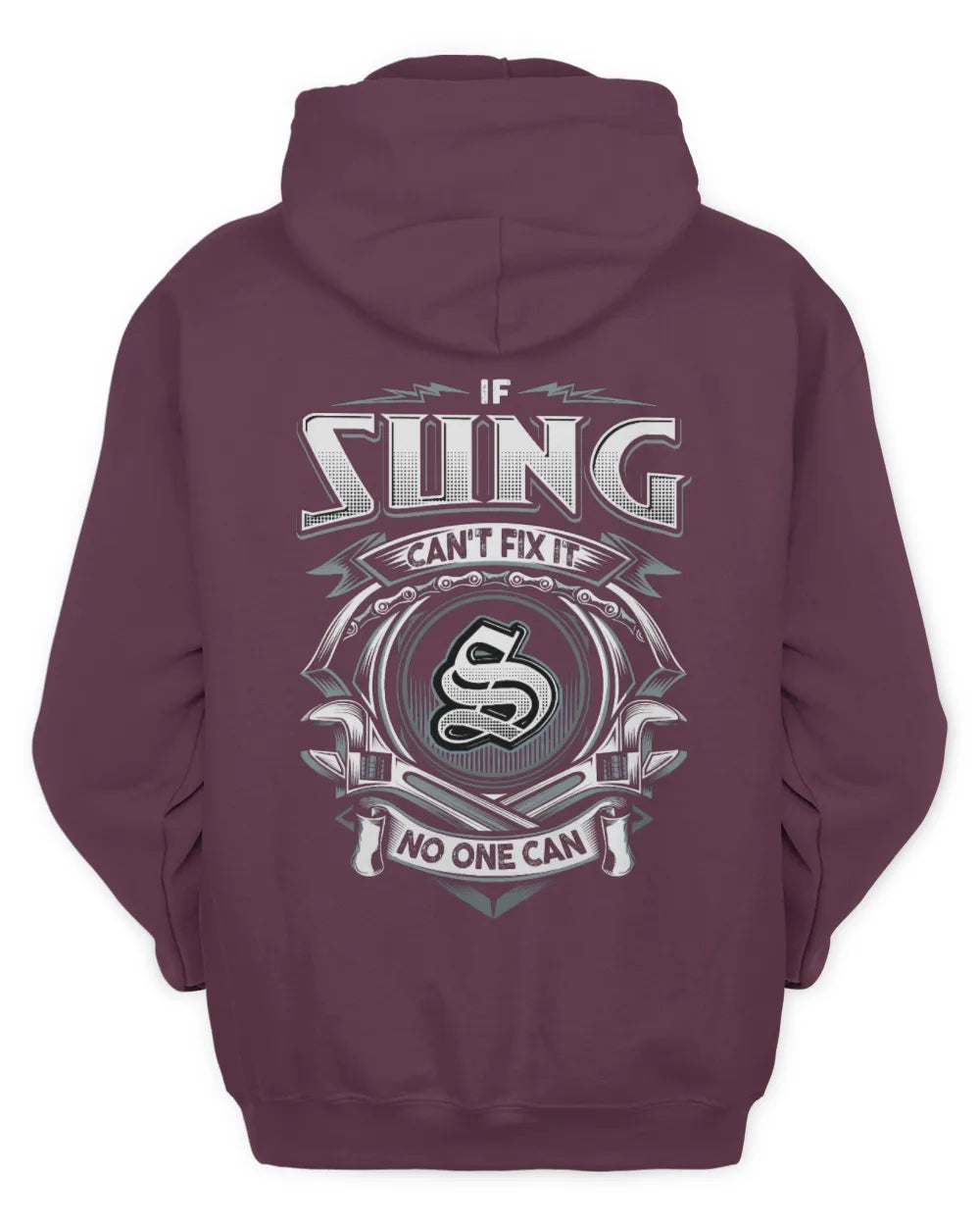 SUNG AP81-K4-626 - Personalized Ahmed Quote Apparel “If Ahmed Can't Fix It, No One Can” - Unisex Hoodie - Maroon