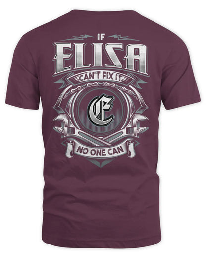 ELISA AP81-K4-626 - Personalized Ahmed Quote Apparel “If Ahmed Can't Fix It, No One Can” - Unisex Standard T-Shirt - Maroon