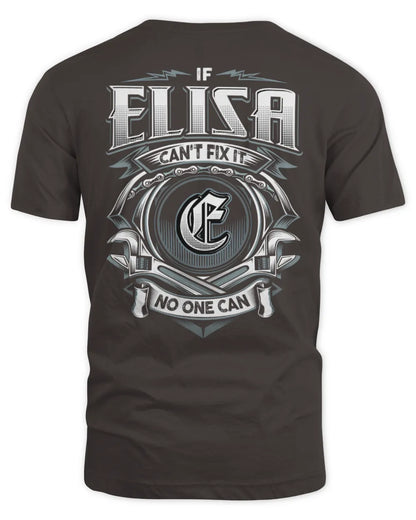 ELISA AP81-K4-626 - Personalized Ahmed Quote Apparel “If Ahmed Can't Fix It, No One Can” - Unisex Standard T-Shirt - Dark Chocolate
