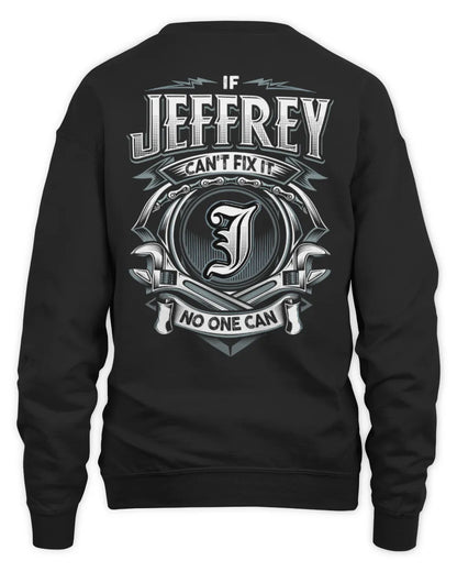 JEFFREY AP81-K4-626 - Personalized Ahmed Quote Apparel “If Ahmed Can't Fix It, No One Can” - Unisex Sweatshirt - Black