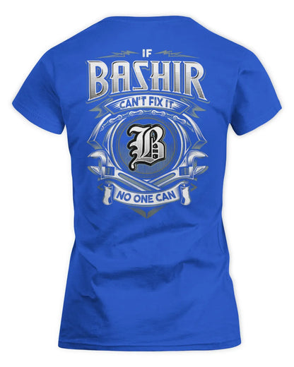 BASHIR AP81-K4-626 - Personalized Ahmed Quote Apparel “If Ahmed Can't Fix It, No One Can” - Women's Standard T-Shirt - Royal