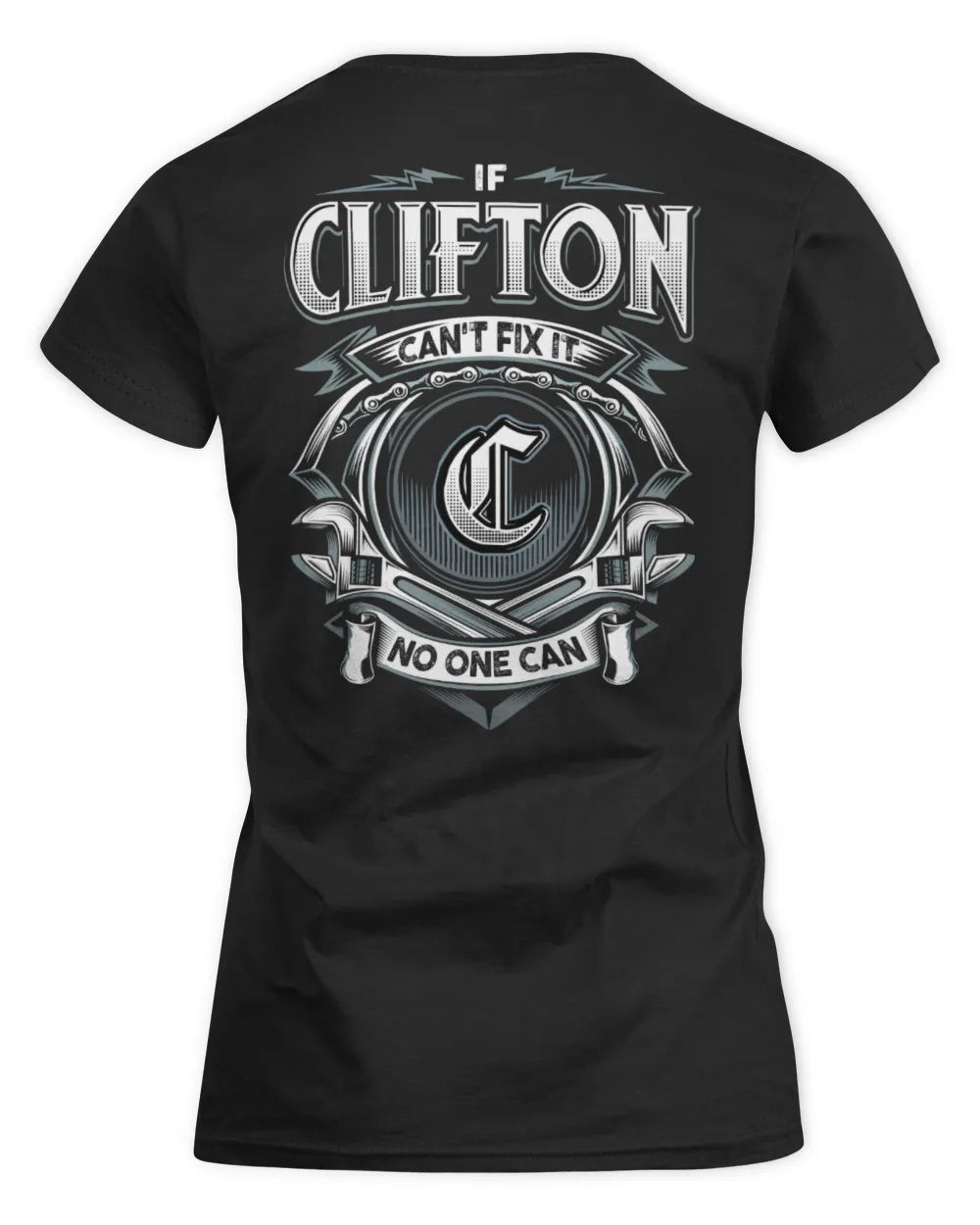 CLIFTON AP81-K4-626 - Personalized Ahmed Quote Apparel “If Ahmed Can't Fix It, No One Can” - Women's Standard T-Shirt - Black