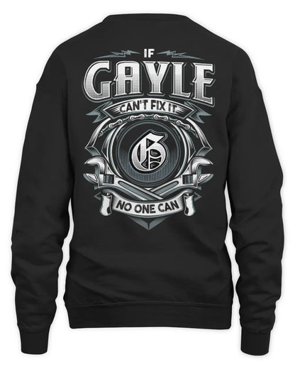 GAYLE AP81-K4-626 - Personalized Ahmed Quote Apparel “If Ahmed Can't Fix It, No One Can” - Unisex Sweatshirt - Black