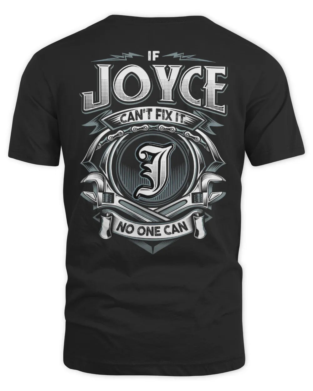 JOYCE AP81-K4-626 - Personalized Ahmed Quote Apparel “If Ahmed Can't Fix It, No One Can” - Unisex Standard T-Shirt - Black