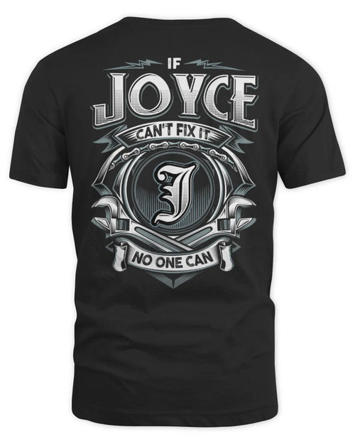 JOYCE AP81-K4-626 - Personalized Ahmed Quote Apparel “If Ahmed Can't Fix It, No One Can” - Unisex Standard T-Shirt - Black
