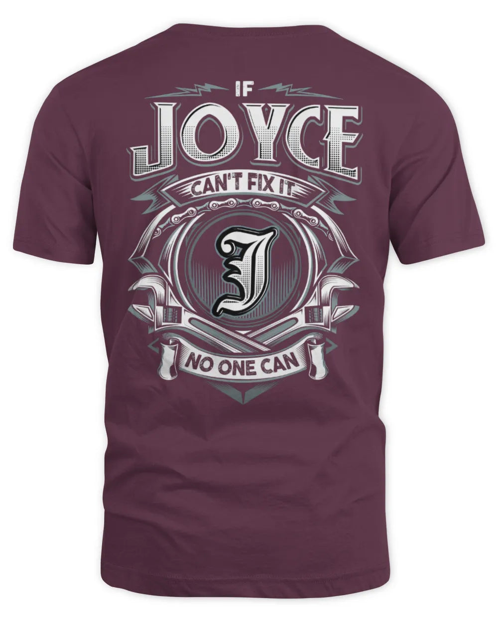 JOYCE AP81-K4-626 - Personalized Ahmed Quote Apparel “If Ahmed Can't Fix It, No One Can” - Unisex Standard T-Shirt - Maroon