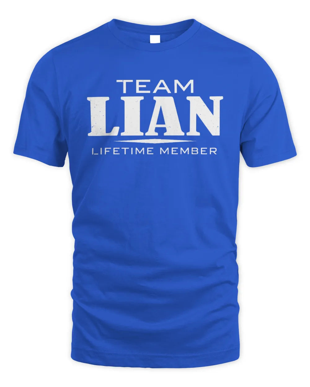 LIAN BL62-K4-128 - Personalized “Team NAME Lifetime Member” - Unisex Standard T-Shirt - Royal