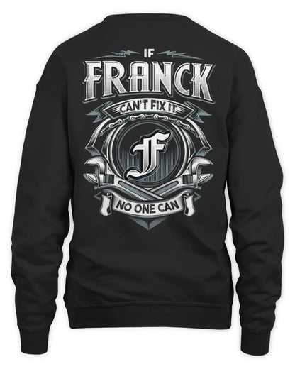 FRANCK AP81-K4-626 - Personalized Ahmed Quote Apparel “If Ahmed Can't Fix It, No One Can” - Unisex Sweatshirt - Black
