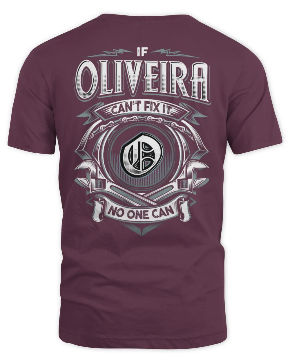 OLIVEIRA AP81-K4-626 - Personalized Ahmed Quote Apparel “If Ahmed Can't Fix It, No One Can” - Unisex Standard T-Shirt - Maroon