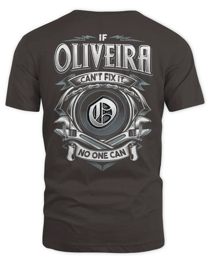 OLIVEIRA AP81-K4-626 - Personalized Ahmed Quote Apparel “If Ahmed Can't Fix It, No One Can” - Unisex Standard T-Shirt - Dark Chocolate