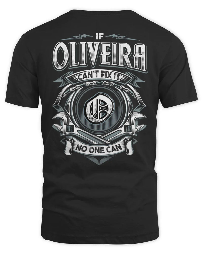 OLIVEIRA AP81-K4-626 - Personalized Ahmed Quote Apparel “If Ahmed Can't Fix It, No One Can” - Unisex Standard T-Shirt - Black