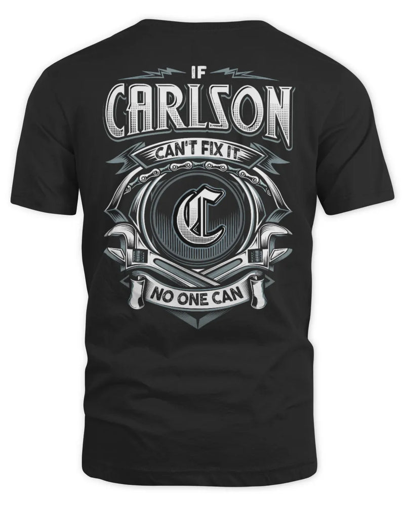 CARLSON AP81-K4-626 - Personalized Ahmed Quote Apparel “If Ahmed Can't Fix It, No One Can” - Unisex Standard T-Shirt - Black