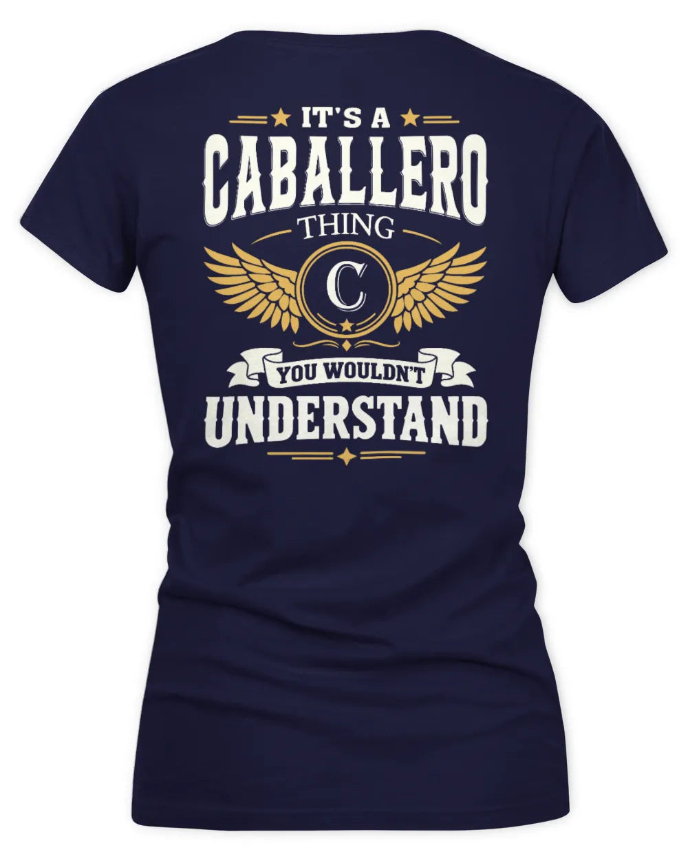 CABALLERO KT06-M008 It’s a [NAME] Thing – You Wouldn’t Understand | Personalized Vintage T-Shirt - Women's V-Neck T-Shirt - Navy