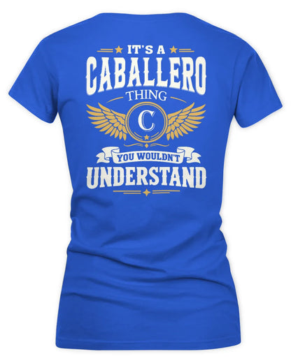 CABALLERO KT06-M008 It’s a [NAME] Thing – You Wouldn’t Understand | Personalized Vintage T-Shirt - Women's V-Neck T-Shirt - Royal