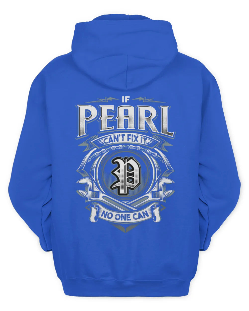 PEARL AP81-K4-626 - Personalized Ahmed Quote Apparel “If Ahmed Can't Fix It, No One Can” - Unisex Hoodie - Royal