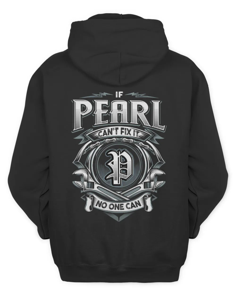 PEARL AP81-K4-626 - Personalized Ahmed Quote Apparel “If Ahmed Can't Fix It, No One Can” - Unisex Hoodie - Black