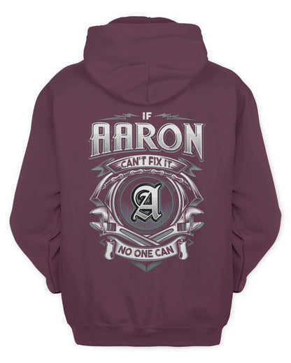 AARON AP81-K4-626 - Personalized Ahmed Quote Apparel “If Ahmed Can't Fix It, No One Can” - Unisex Hoodie - Maroon