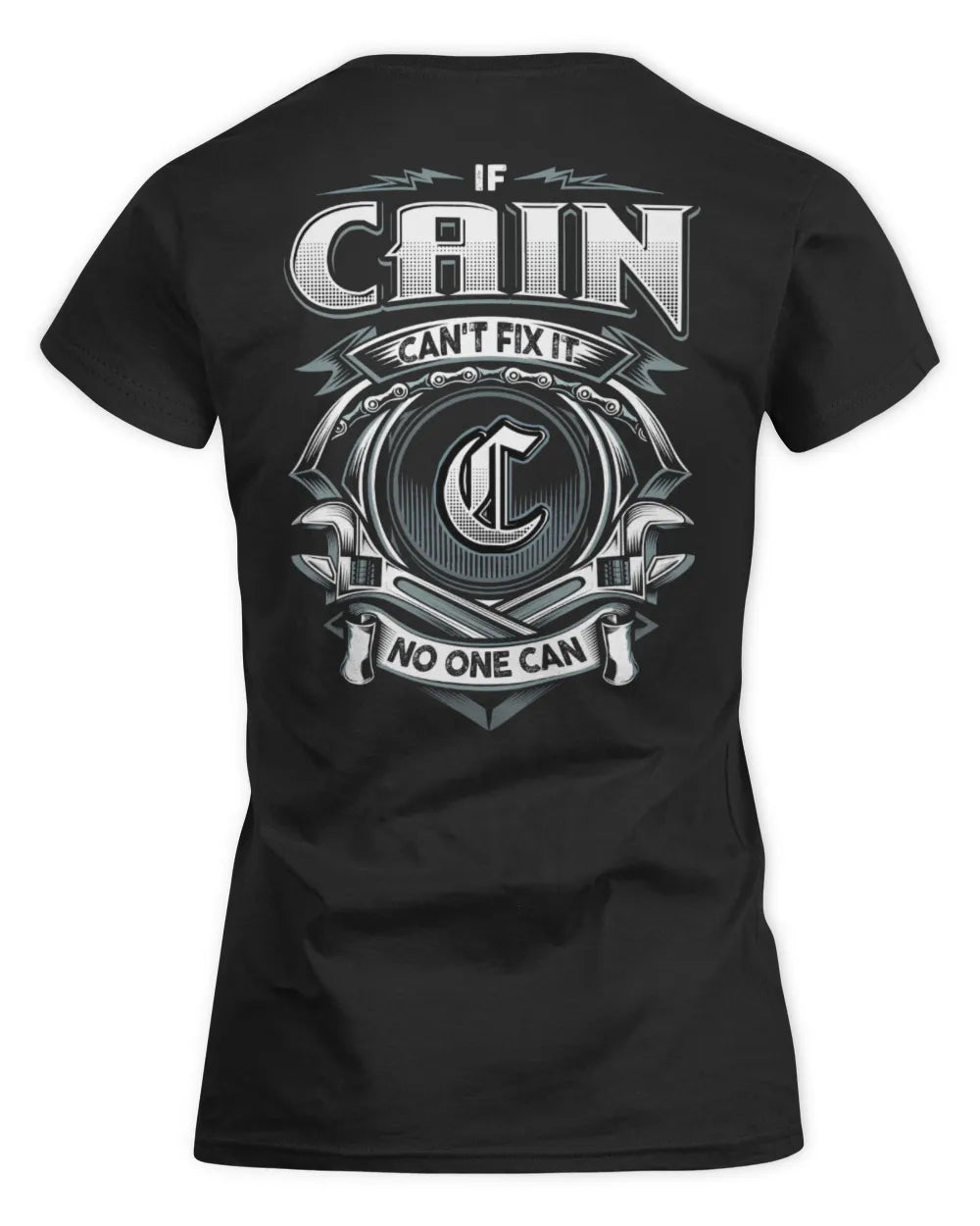 CAIN AP81-K4-626 - Personalized Ahmed Quote Apparel “If Ahmed Can't Fix It, No One Can” - Women's Standard T-Shirt - Black