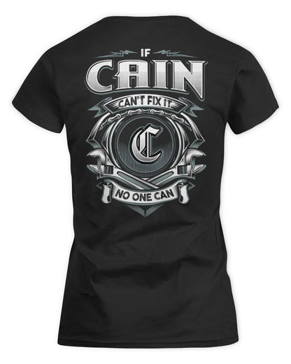 CAIN AP81-K4-626 - Personalized Ahmed Quote Apparel “If Ahmed Can't Fix It, No One Can” - Women's Standard T-Shirt - Black