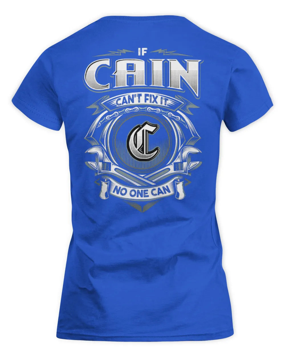 CAIN AP81-K4-626 - Personalized Ahmed Quote Apparel “If Ahmed Can't Fix It, No One Can” - Women's Standard T-Shirt - Royal