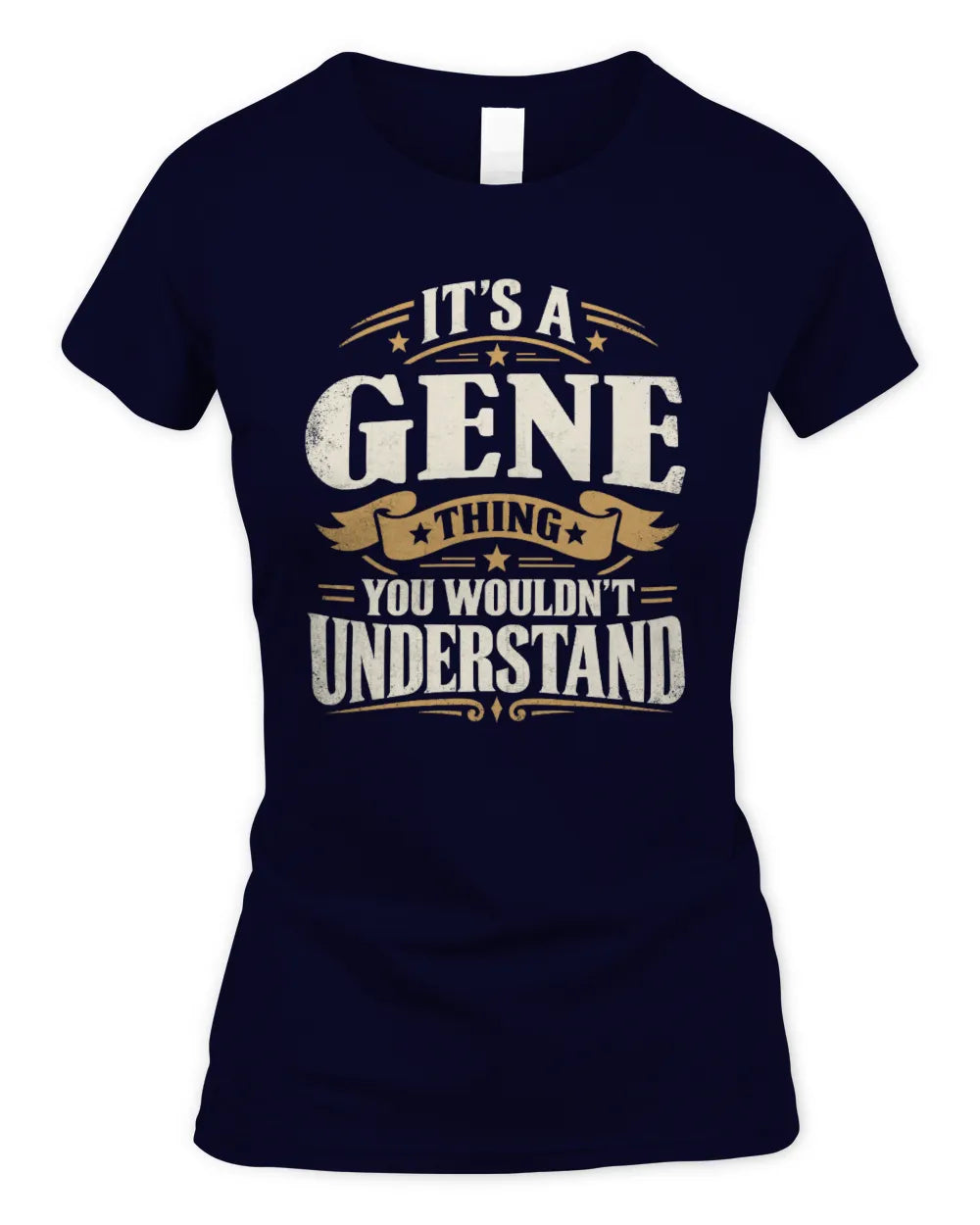 GENE P08 TH51 - Personalized “It’s a/an [NAME] Thing – You Wouldn’t Understand” Shirt - Women's Standard T-Shirt - Navy
