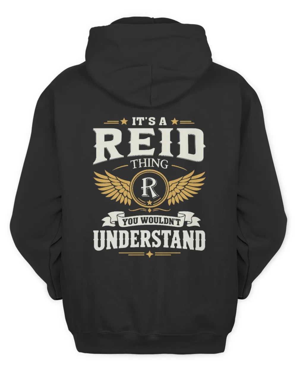 REID KT06-M008 It’s a [NAME] Thing – You Wouldn’t Understand | Personalized Vintage T-Shirt - Unisex Hoodie - Black