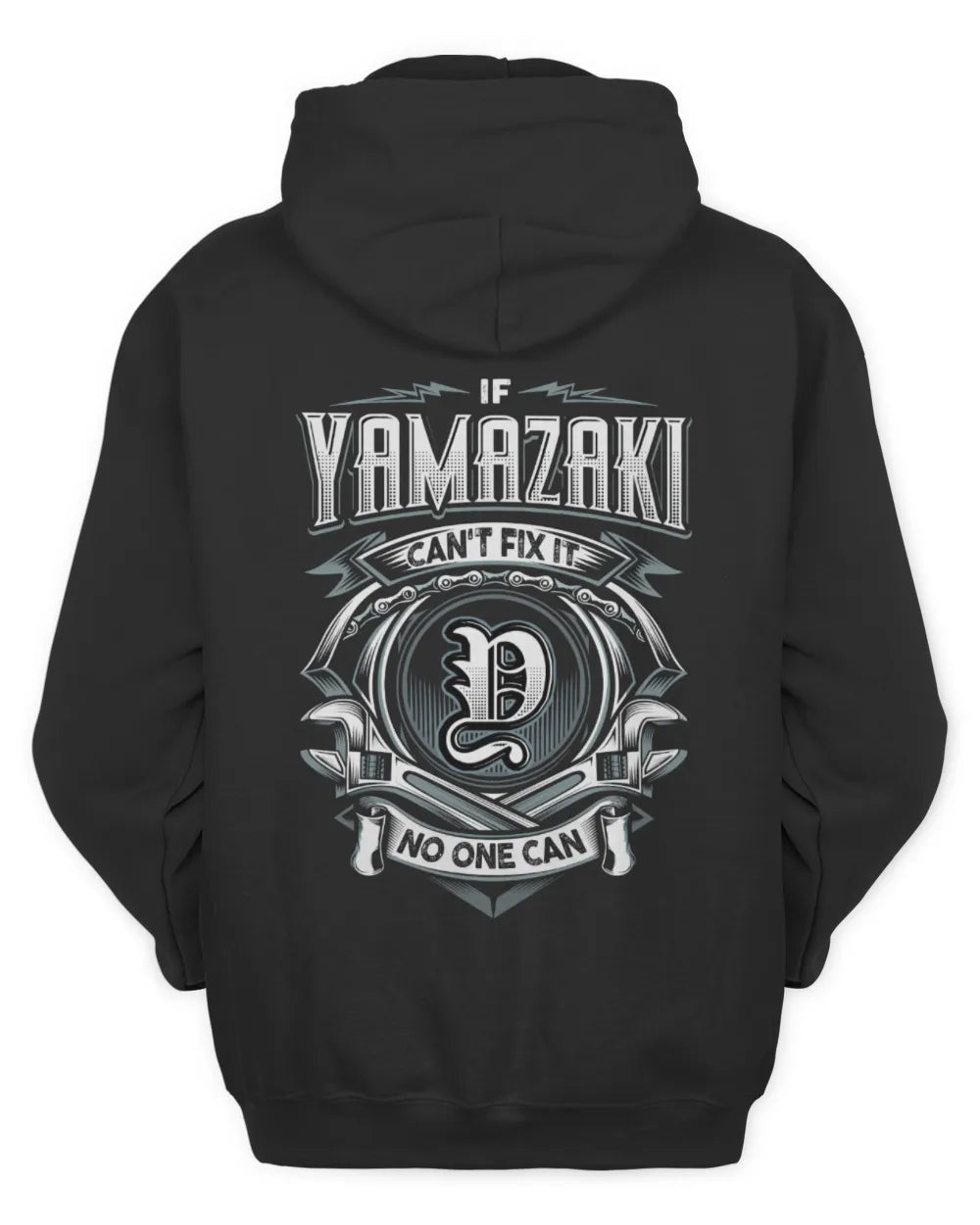 YAMAZAKI AP81-K4-626 - Personalized Ahmed Quote Apparel “If Ahmed Can't Fix It, No One Can” - Unisex Hoodie - Black