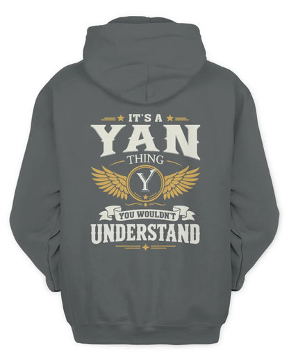 YAN KT06-M008 It’s a [NAME] Thing – You Wouldn’t Understand | Personalized Vintage T-Shirt - Unisex Hoodie - Charcoal
