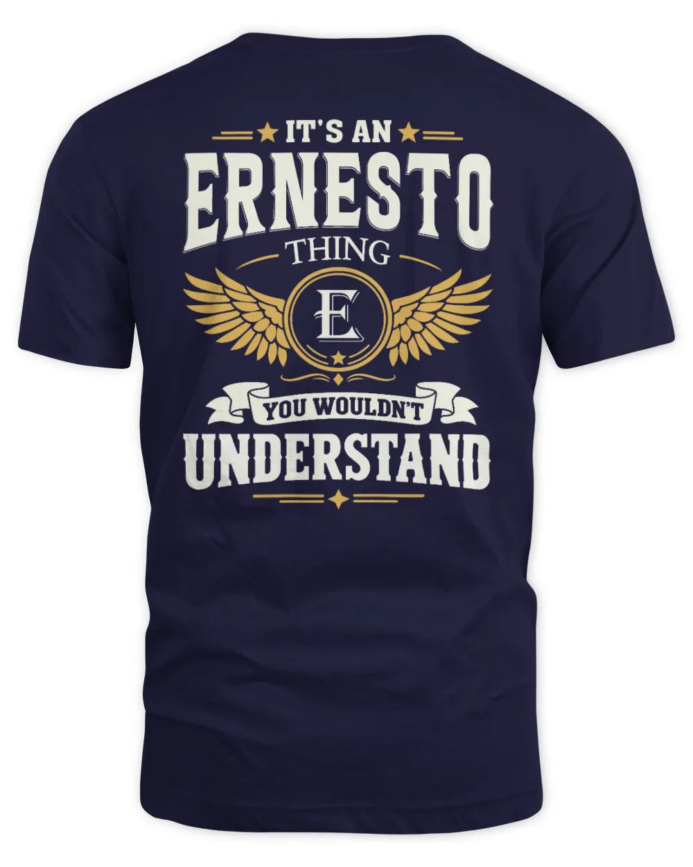 ERNESTO KT06-M008 It’s a [NAME] Thing – You Wouldn’t Understand | Personalized Vintage T-Shirt - Unisex Standard T-Shirt - Navy