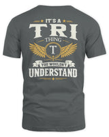 TRI KT06-M008 It’s a [NAME] Thing – You Wouldn’t Understand | Personalized Vintage T-Shirt - Unisex Standard T-Shirt - Charcoal