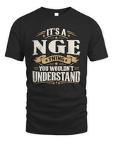 NGE P08 TH51 - Personalized “It’s a/an [NAME] Thing – You Wouldn’t Understand” Shirt - Unisex Standard T-Shirt - Black