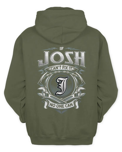 JOSH AP81-K4-626 - Personalized Ahmed Quote Apparel “If Ahmed Can't Fix It, No One Can” - Unisex Hoodie - Military Green