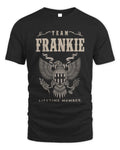 FRANKIE TP06-K82 – Personalized Classic Style Apparel “Team NAME Lifetime Member” - Unisex Standard T-Shirt - Black