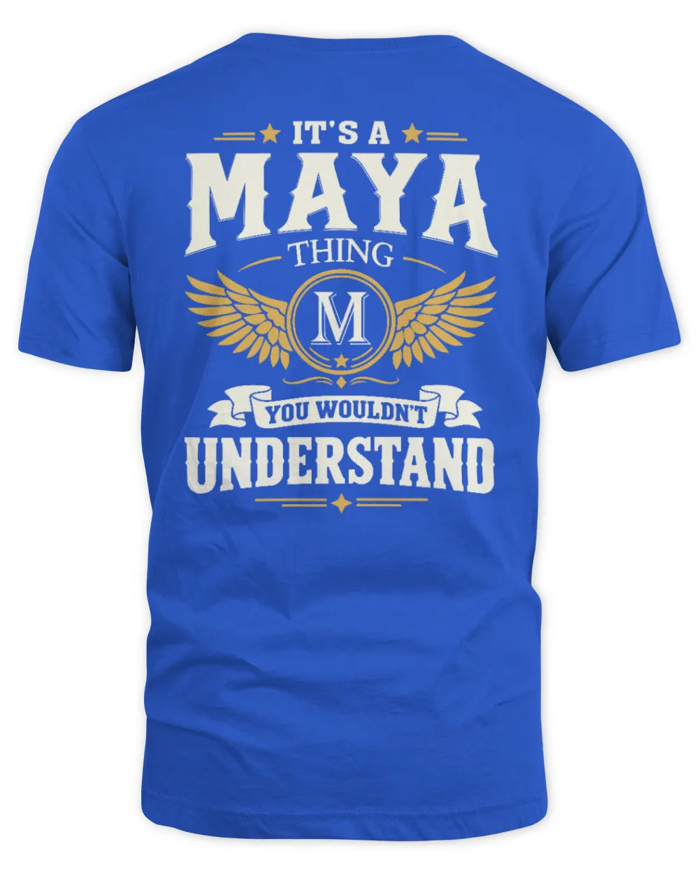 MAYA KT06-M008 It’s a [NAME] Thing – You Wouldn’t Understand | Personalized Vintage T-Shirt - Unisex Standard T-Shirt - Royal