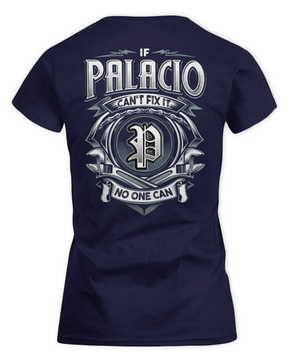 PALACIO AP81-K4-626 - Personalized Ahmed Quote Apparel “If Ahmed Can't Fix It, No One Can” - Women's Standard T-Shirt - Navy